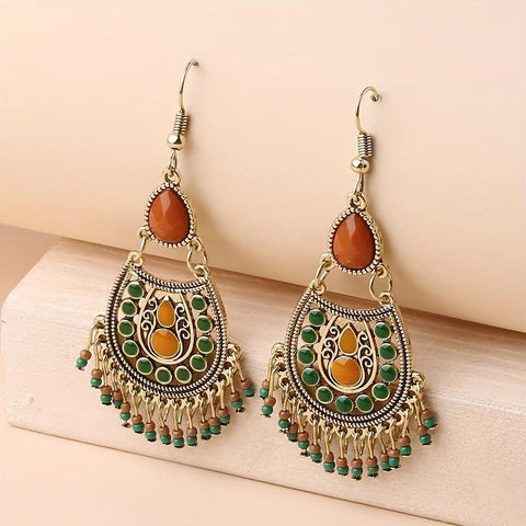 Autumn Earth Chandelier Earrings