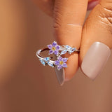 Purple Blue Grace Ring