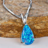 Opal Infinity Pendant Necklace