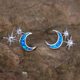 Moon and Stars Earrings