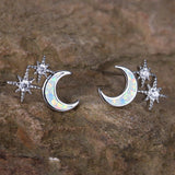 Moon and Stars Earrings