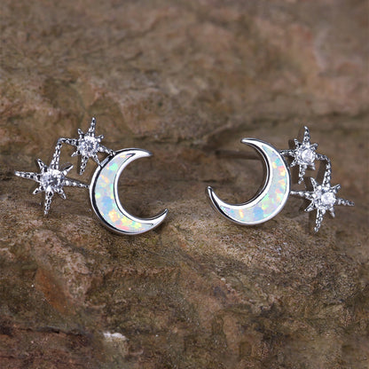 Moon and Stars Earrings