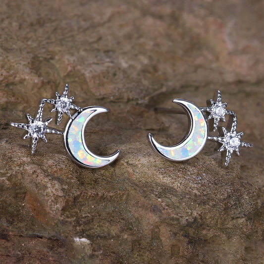 Moon and Stars Earrings
