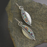 Vintage Bohemian Earrings Turquoise Earrings