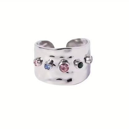 Vintage Gold Cubic Zirconia Ring