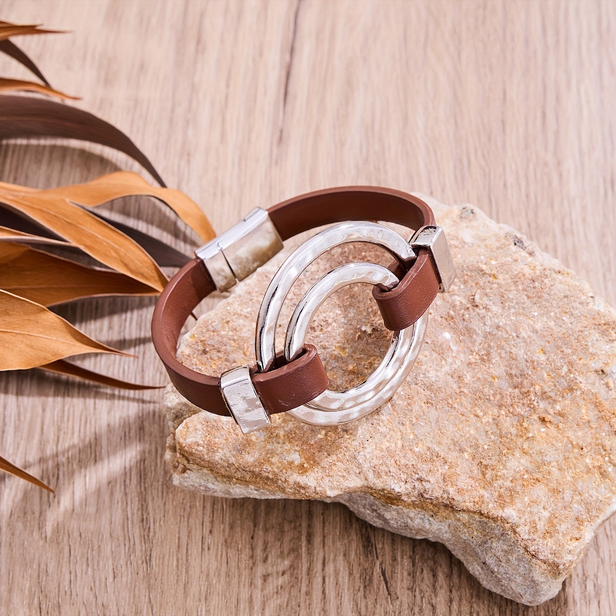 Vintage Boho Double Circle Bracelet