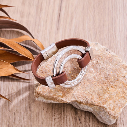 Vintage Boho Double Circle Bracelet