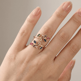 Luxury Leaf Wrap Ring