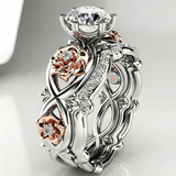 Diamond Floral Statement Ring