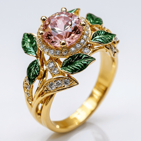 Golden Enchanted Bloom Ring