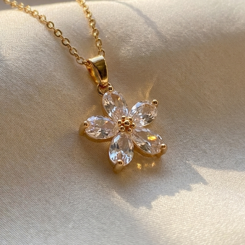 Golden Petal Necklace