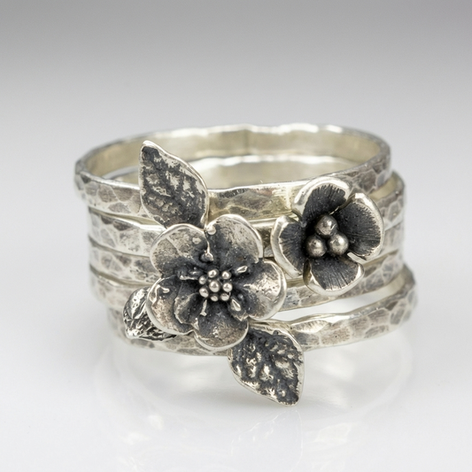 Vintage Garden Floral Ring