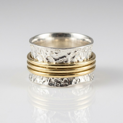 Vintage Two Tone Spinner Ring