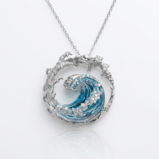 Azure Wave Necklace