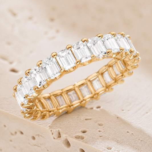 Timeless Square Crystal Zirconia Ring