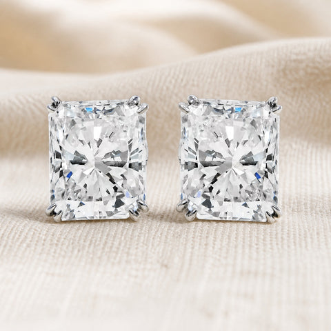 Radiant Crystal Minimalist Earrings
