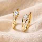 Lustrous Statement Hoop Earrings