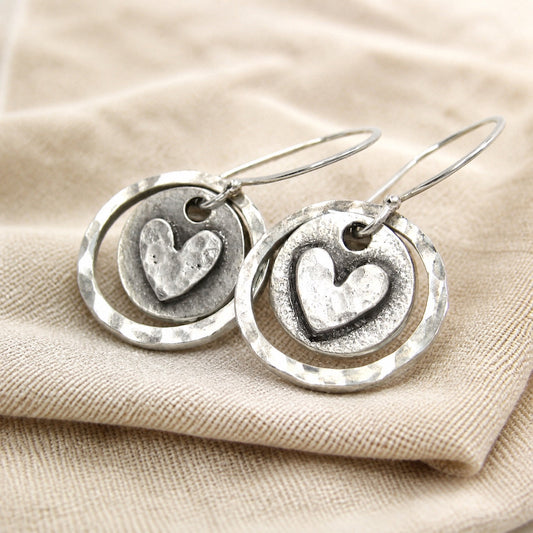 Bohemian Retro Heart Earrings