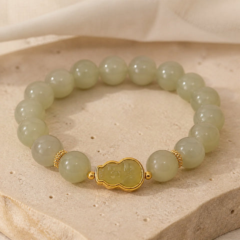 Polished Pearl Cluster Bracelet