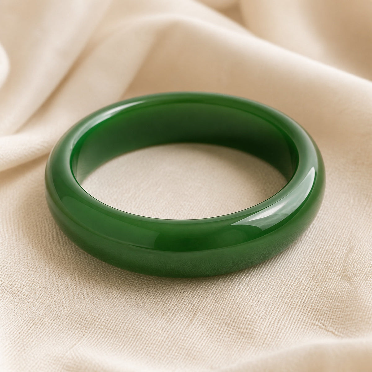Polished Jade Stone Bangle