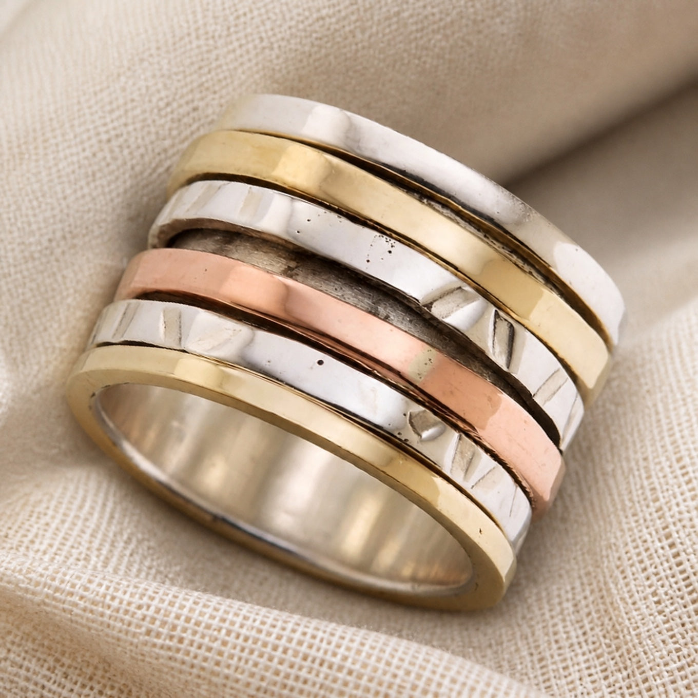 Bohemian Retro Layers Ring