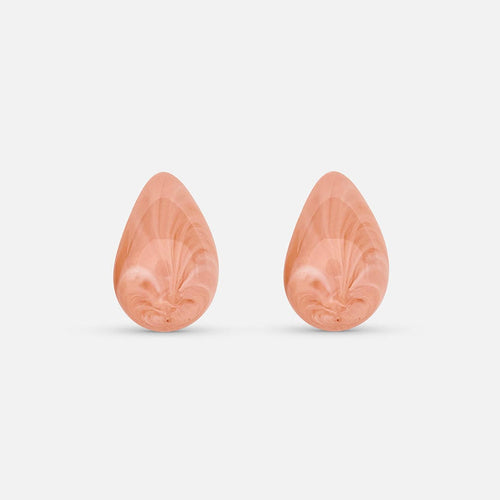 Modern Blush Tear Drop Earrings