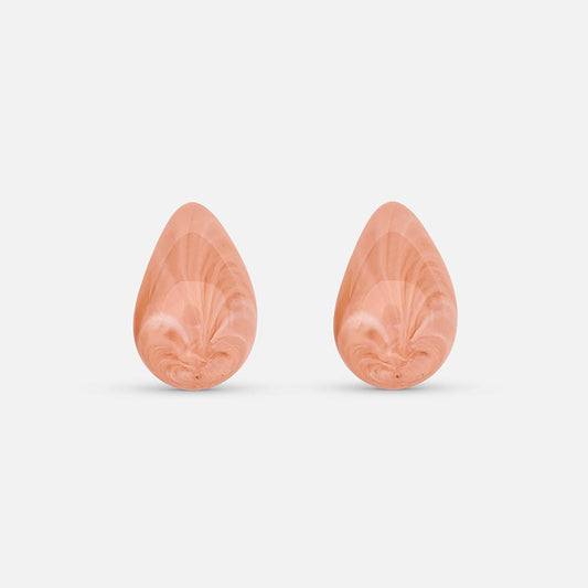 Modern Blush Tear Drop Earrings
