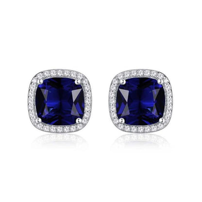 Saphir Square Stud Earrings