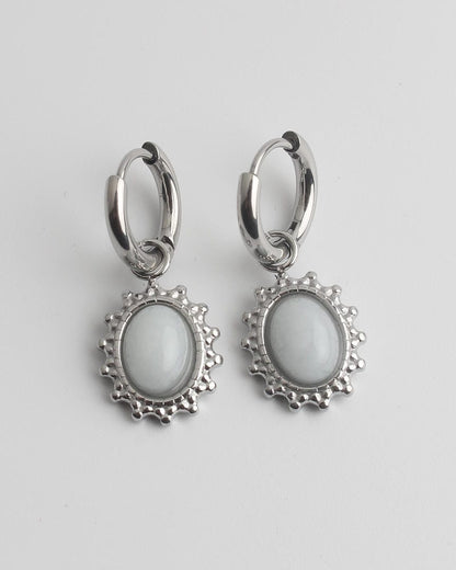 Jolie Earrings Natural Stone Stainless Steel
