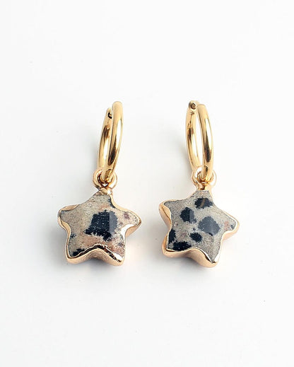 Starry Lovely Stone Earrings