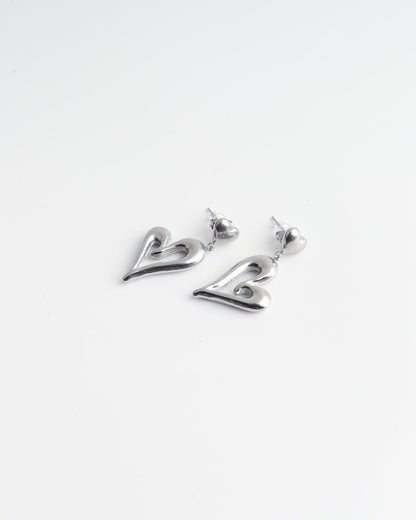 Chic Double Heart Studs