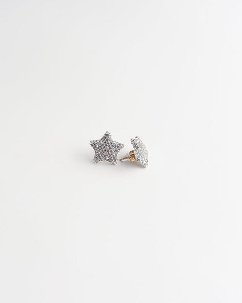Pave Star Stud Earrings