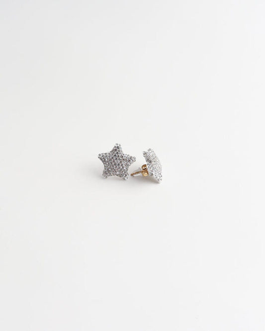 Pave Star Stud Earrings
