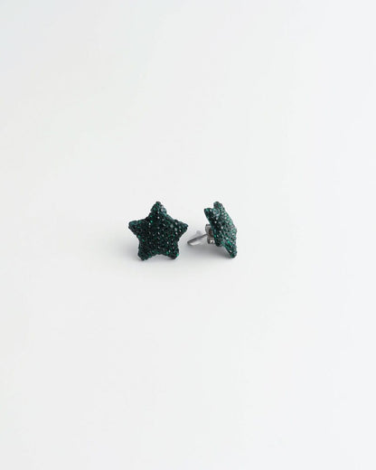 Pave Star Stud Earrings
