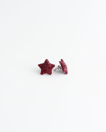 Pave Star Stud Earrings