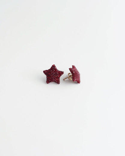 Pave Star Stud Earrings