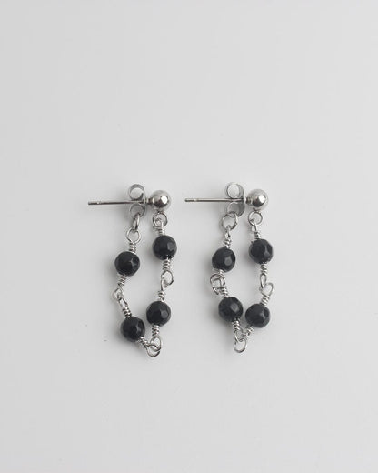 Lea Sleek Multiple Stone Stud Earrings