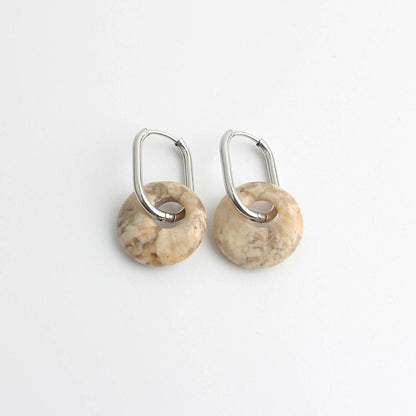 Tirza Earrings Natural Stone