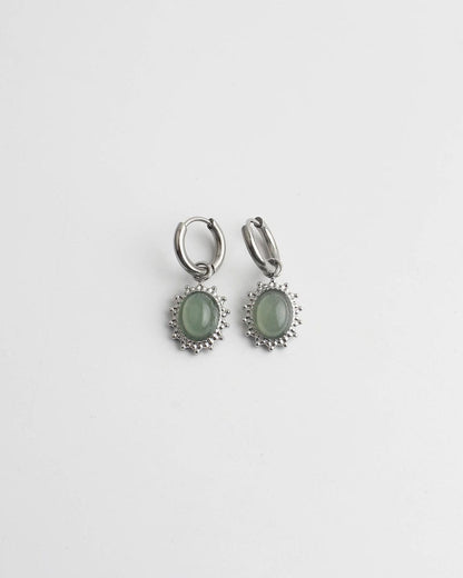 Jolie Earrings Natural Stone Stainless Steel