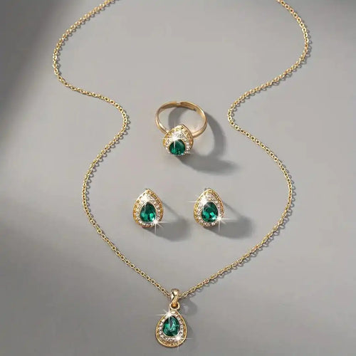 Luxury Emerald Stone Set