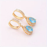 Exquisite Cubic Zirconia Drop Earrings