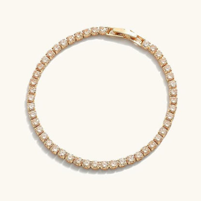 Elegant Crystals Tennis Bracelet