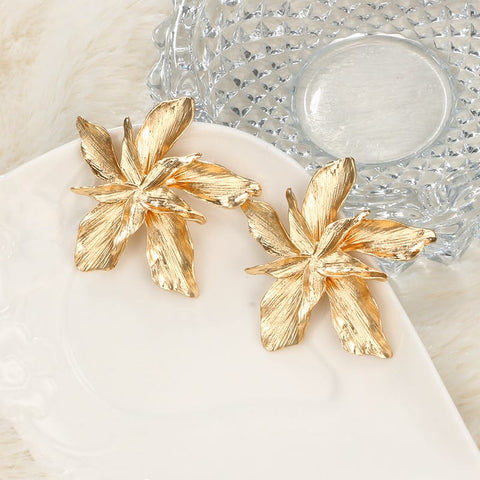 Radiant Floral Drop Earrings