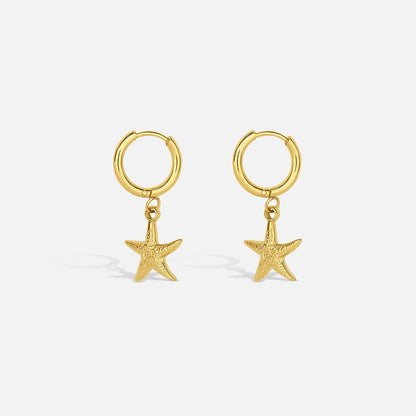 Ocean Starfish Drop Earrings
