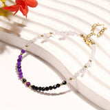 Natural Moonstone and Sunstone Bracelet