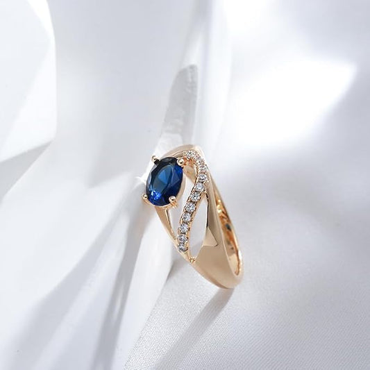 Vintage Cross Cubic Zirconia Ring