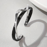 Minimalist Wave Shape Cuff Bracelet