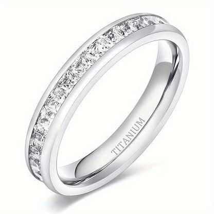Princess Channel Titanium Band