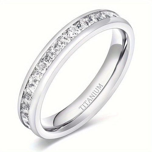 Princess Channel Titanium Band