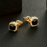 Iced Chics Square Stud Zirconia Earrings